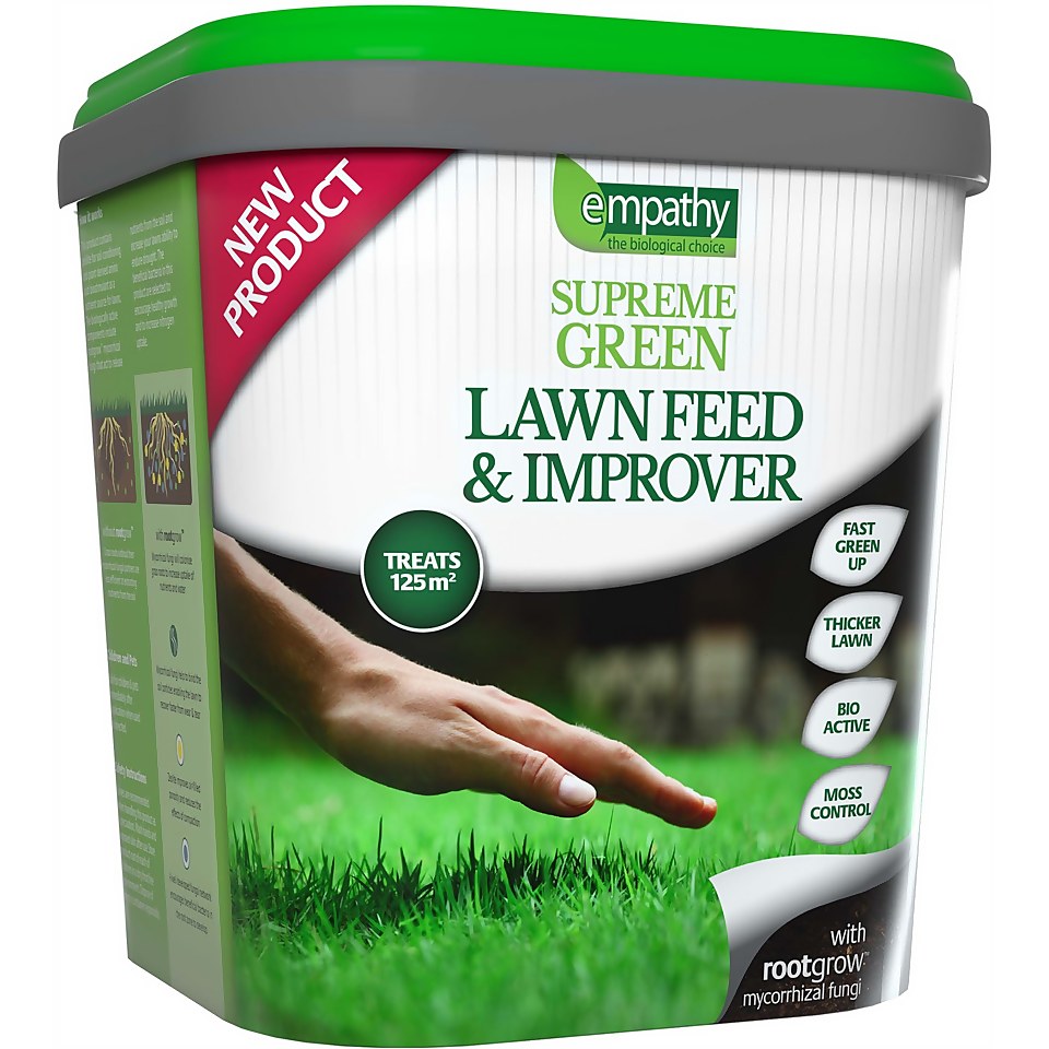 Empathy Supreme Green Lawn Feed & Improver - 125m²