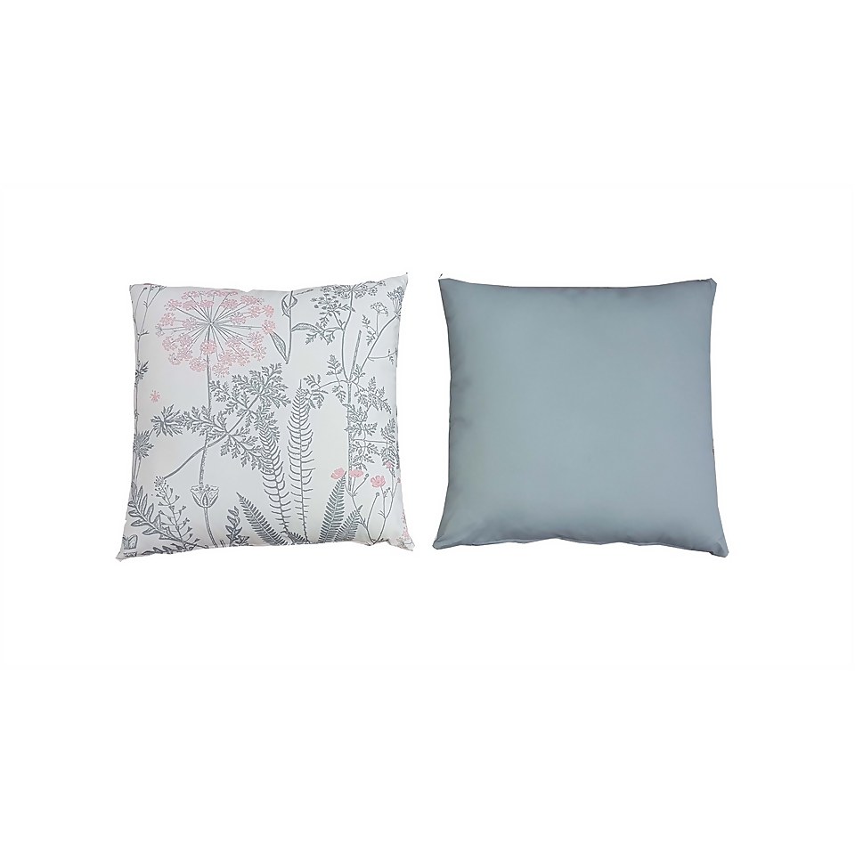 Homebase Outdoor Scatter Cushion in Floral Grey
