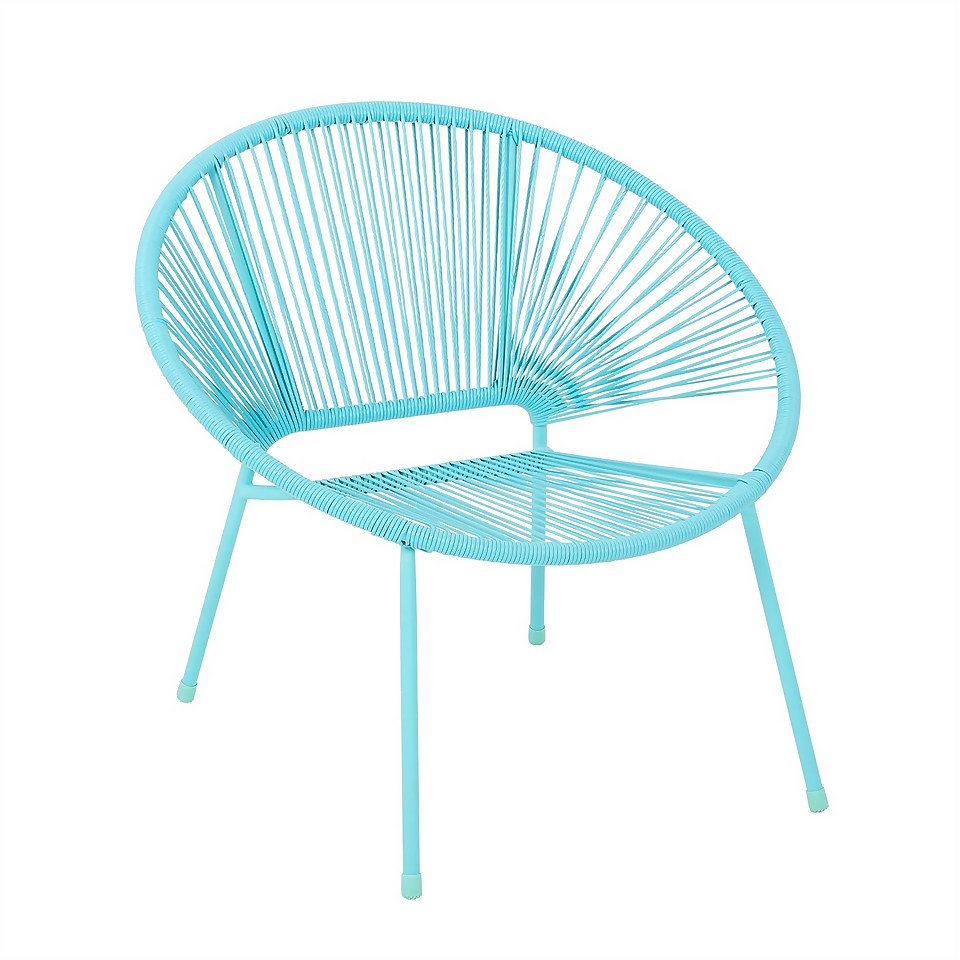 Homebase Acapulco Garden Chair - Blue