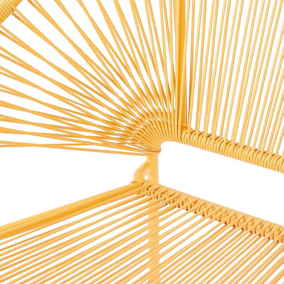 Homebase Acapulco Garden Chair Yellow Homebase