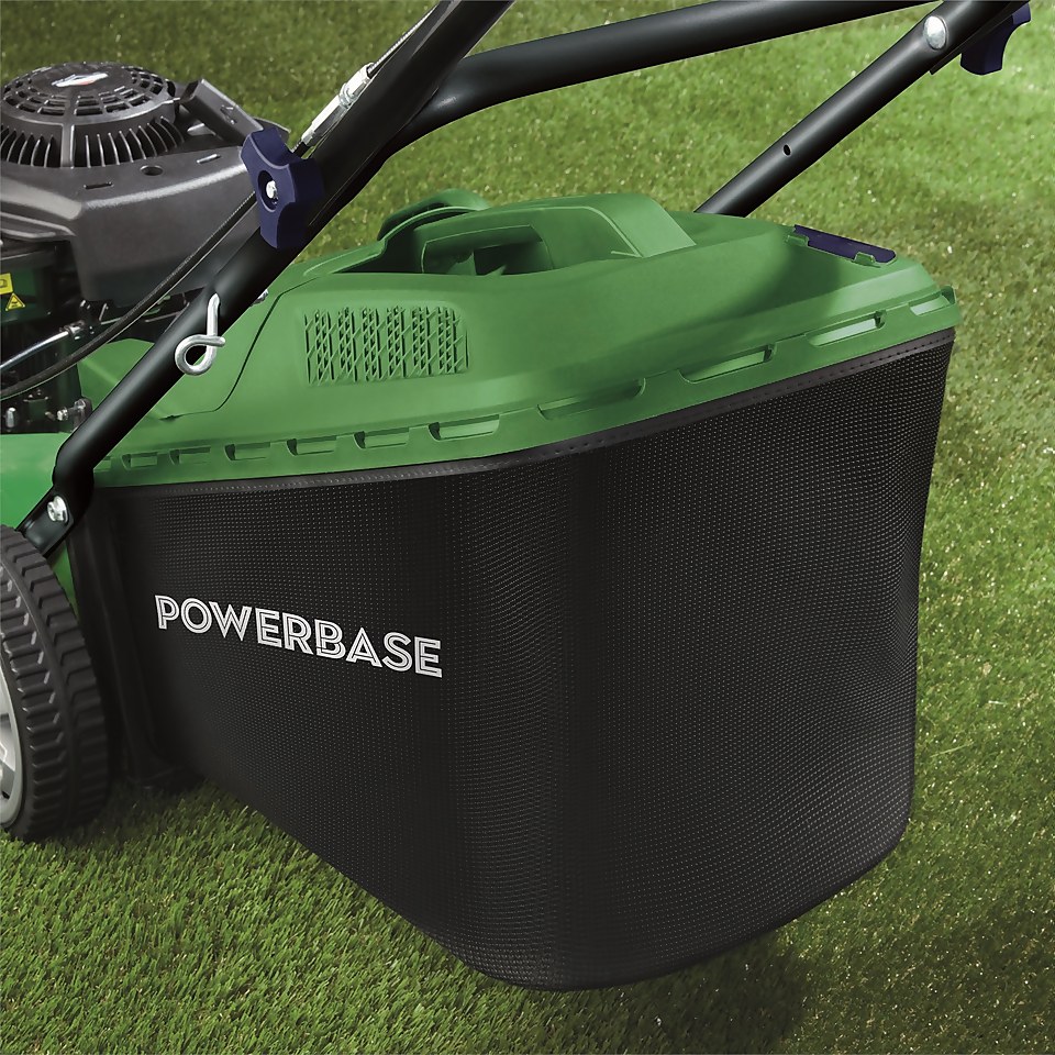 Powerbase 125cc Petrol Lawn Mower - 41cm
