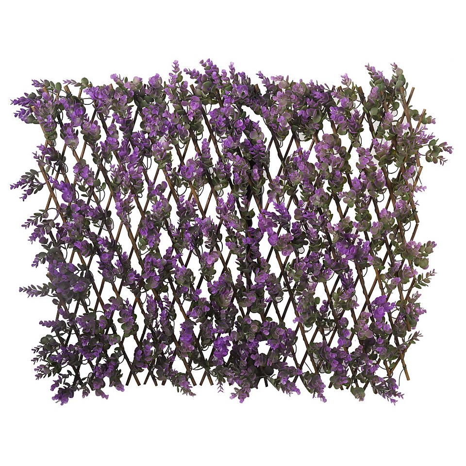 Faux Lilac Bloom Trellis 1.8m x 0.9m