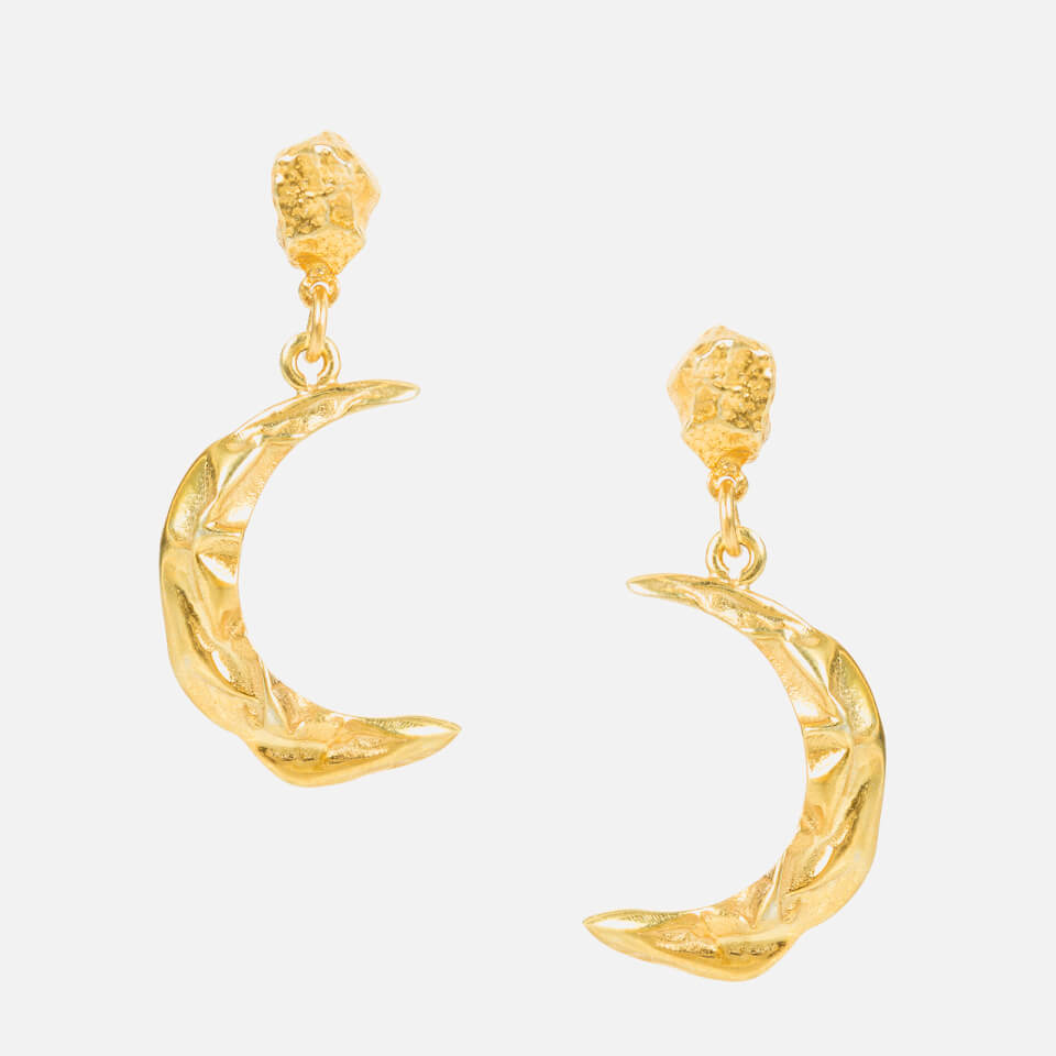 Hermina Athens Women's Melies Moon Earrings - Gold 