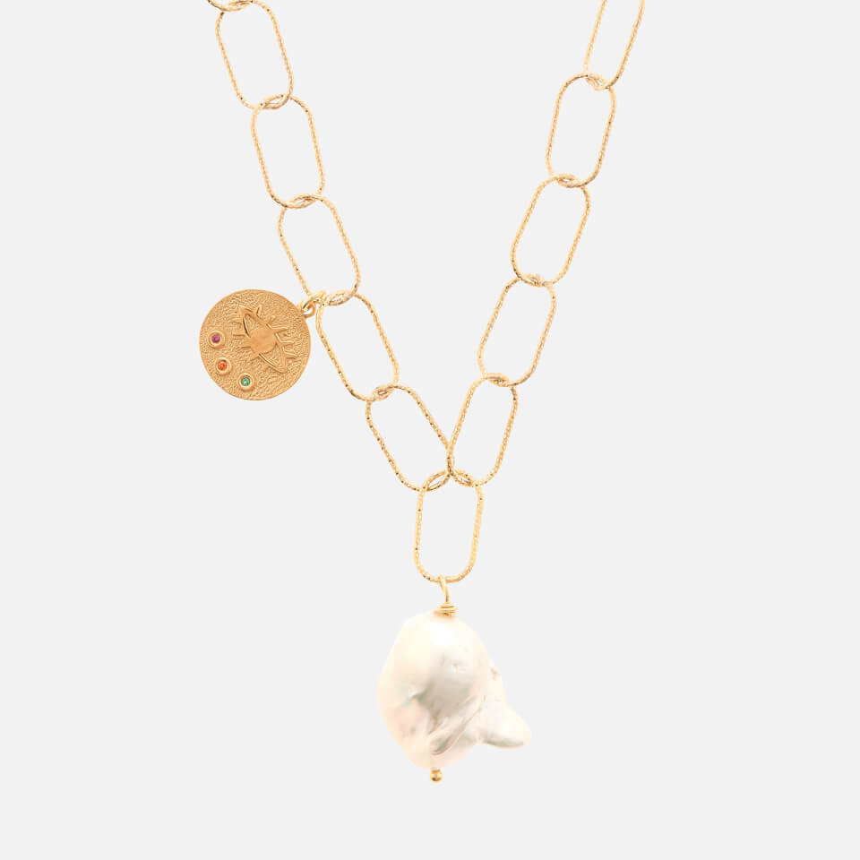 Hermina Athens Women's Kressida Lost Sea Necklace - Gold