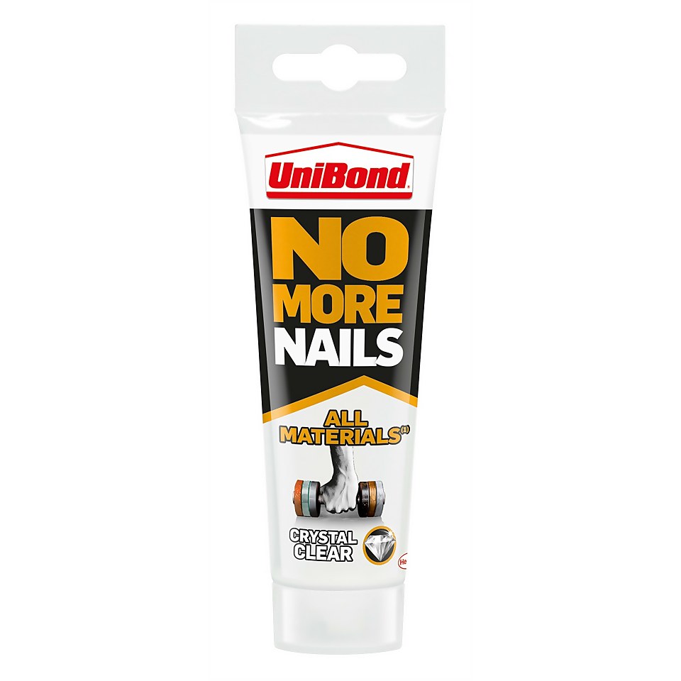 Unibond No More Nails All Materials Crystal Clear - 90g Tube