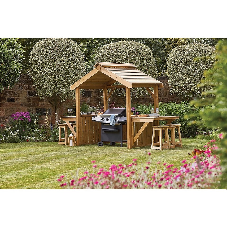Anchor Fast Milldale Party Shelter & Stools