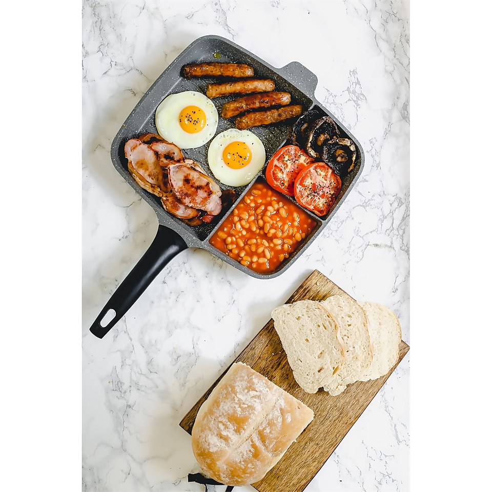MasterClass Cast Aluminium Induction-Safe Non-Stick All-in-One Frying Pan