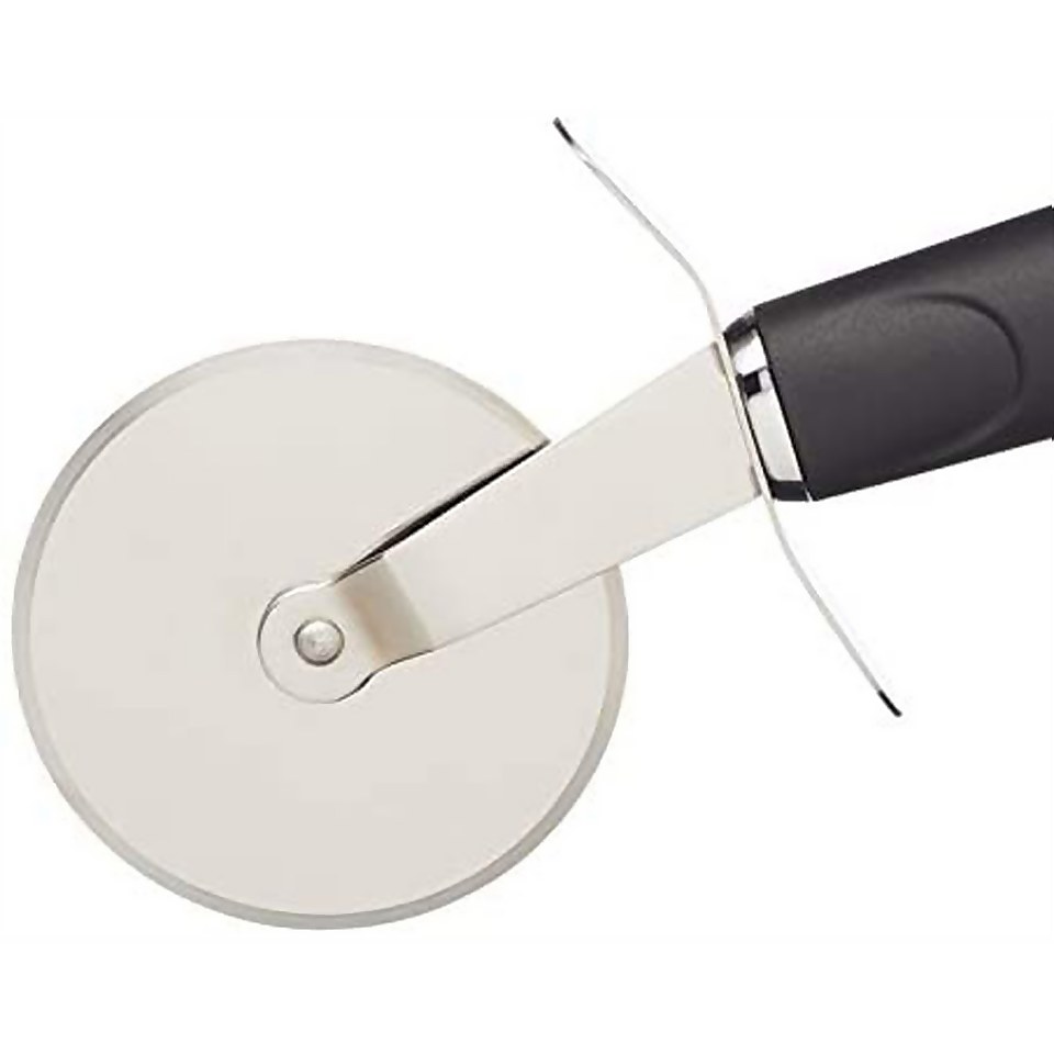 MasterClass Pizza Cutter Wheel - Pizza Slicer with Soft Grip Handle, Stainless Steel