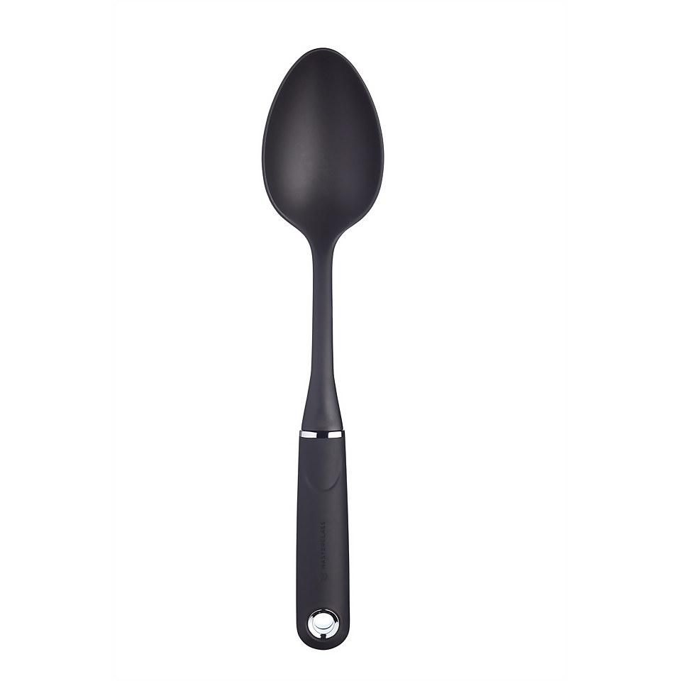 MasterClass Cooking Spoon with Soft Grip Handle, Non Stick Safe Nylon