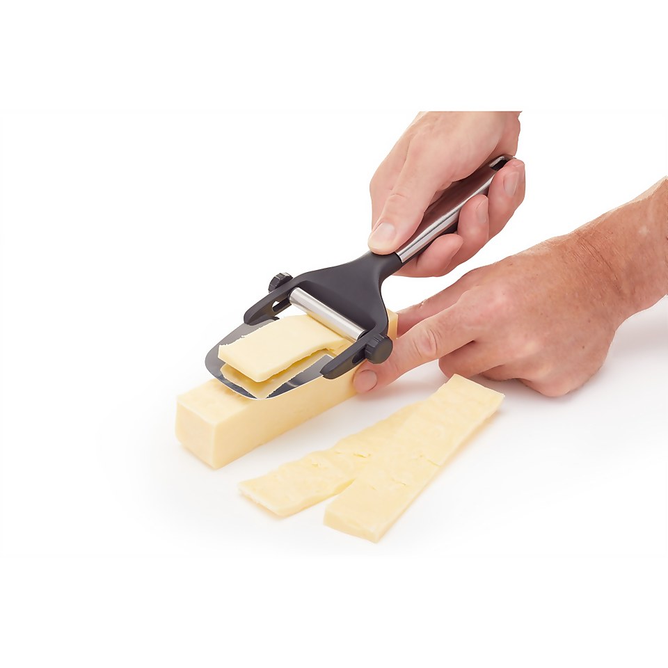 MasterClass Adjustable Cheese Slicer, 24 x 7 cm