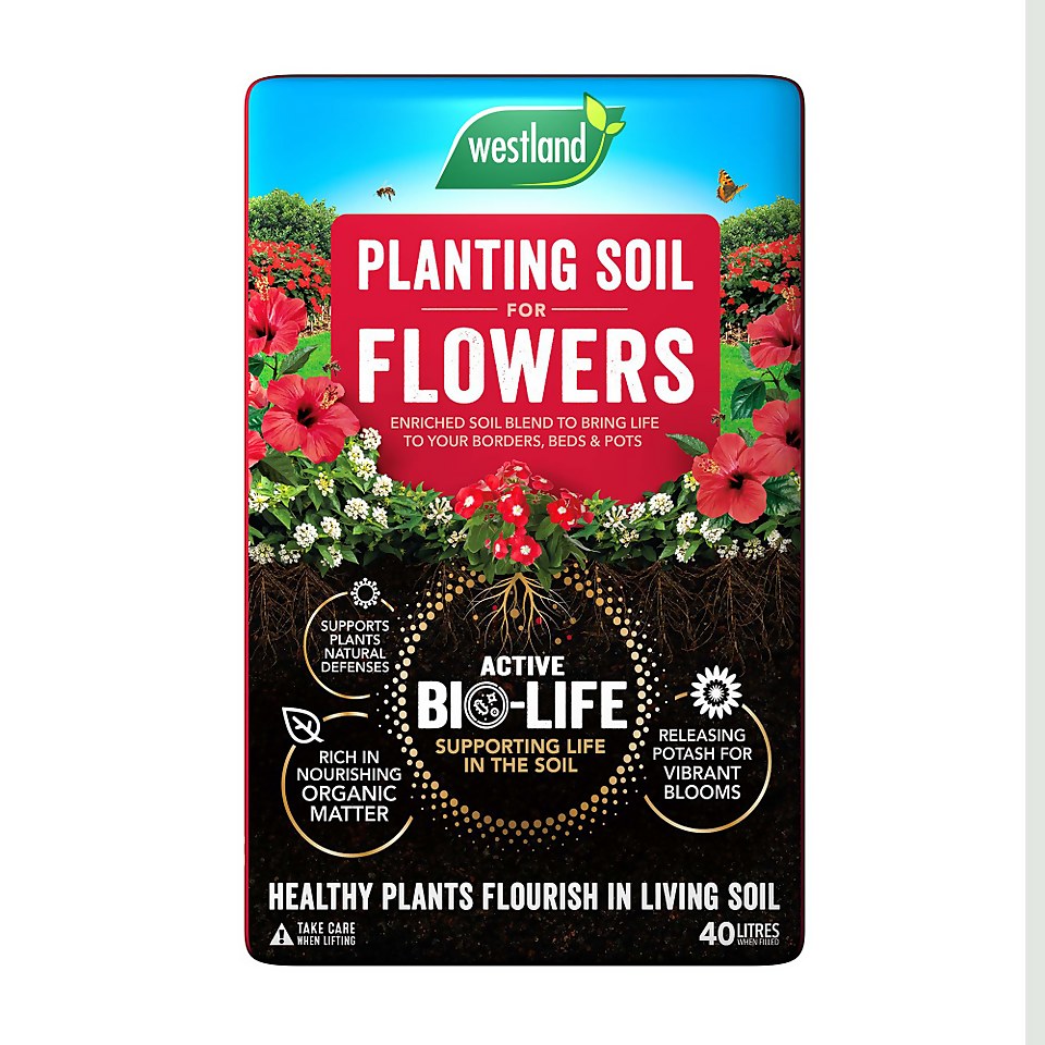 Bio Life Planting Soil For Flowers - 40L