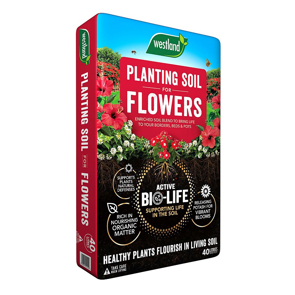 Bio Life Planting Soil For Flowers - 40L