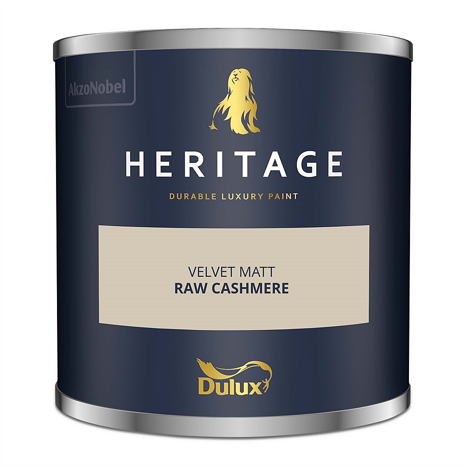 Dulux Heritage Matt Emulsion Paint Raw Cashmere - Tester 125ml