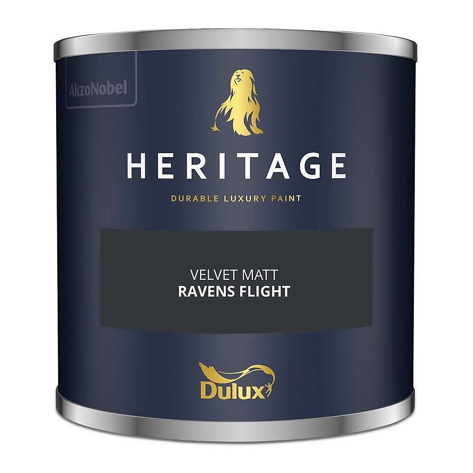 Dulux Heritage Matt Emulsion Paint Ravens Flight - Tester 125ml