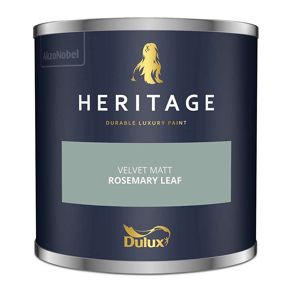 Dulux Heritage Matt Emulsion Paint Rosemary Leaf - Tester 125ml