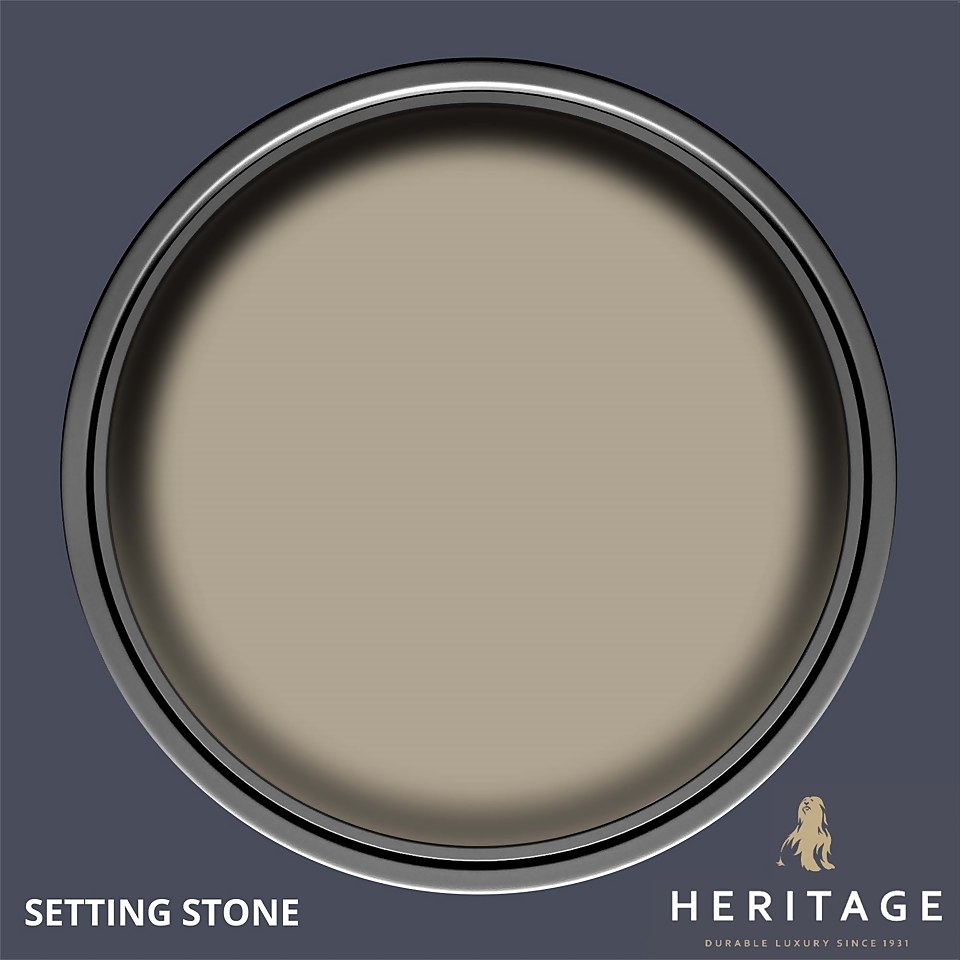 Dulux Heritage Matt Emulsion Paint Setting Stone - Tester 125ml