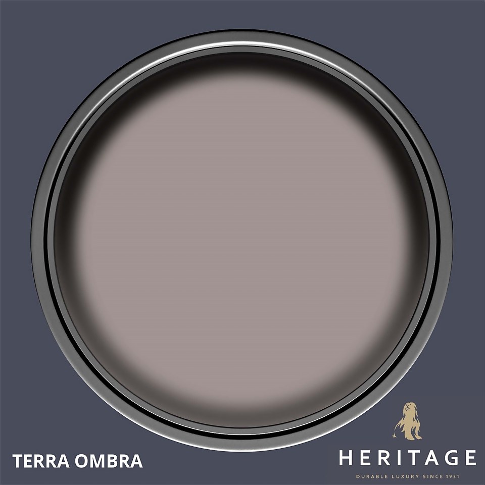 Dulux Heritage Matt Emulsion Paint Terra Ombra - Tester 125ml