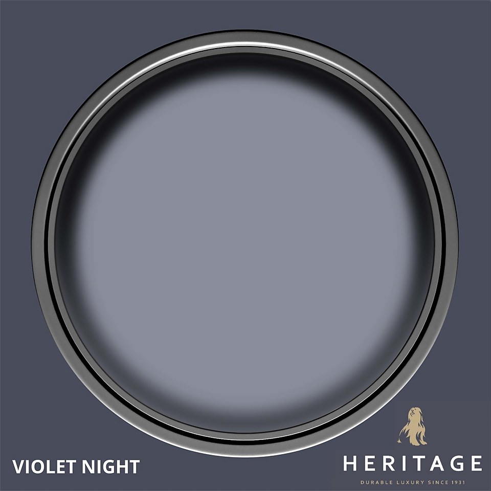 Dulux Heritage Matt Emulsion Paint Violet Night - Tester 125ml