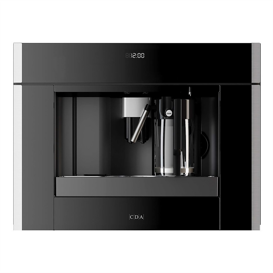 CDA VC820SS Built-In Coffee Machine Fully Automatic Touch Control - 60cm - Stainless Steel