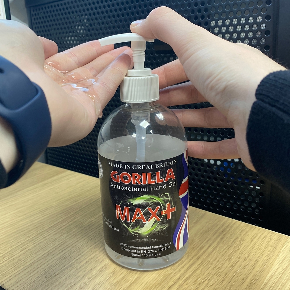 Gorilla Anti-bacterial Hand Sanitiser Gel - 500ml