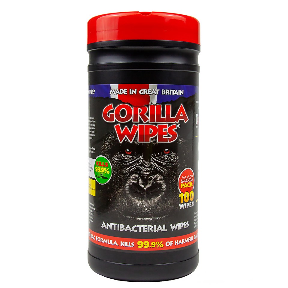 Gorilla Anti-bacterial Cleaning Wipes - 100 Pack