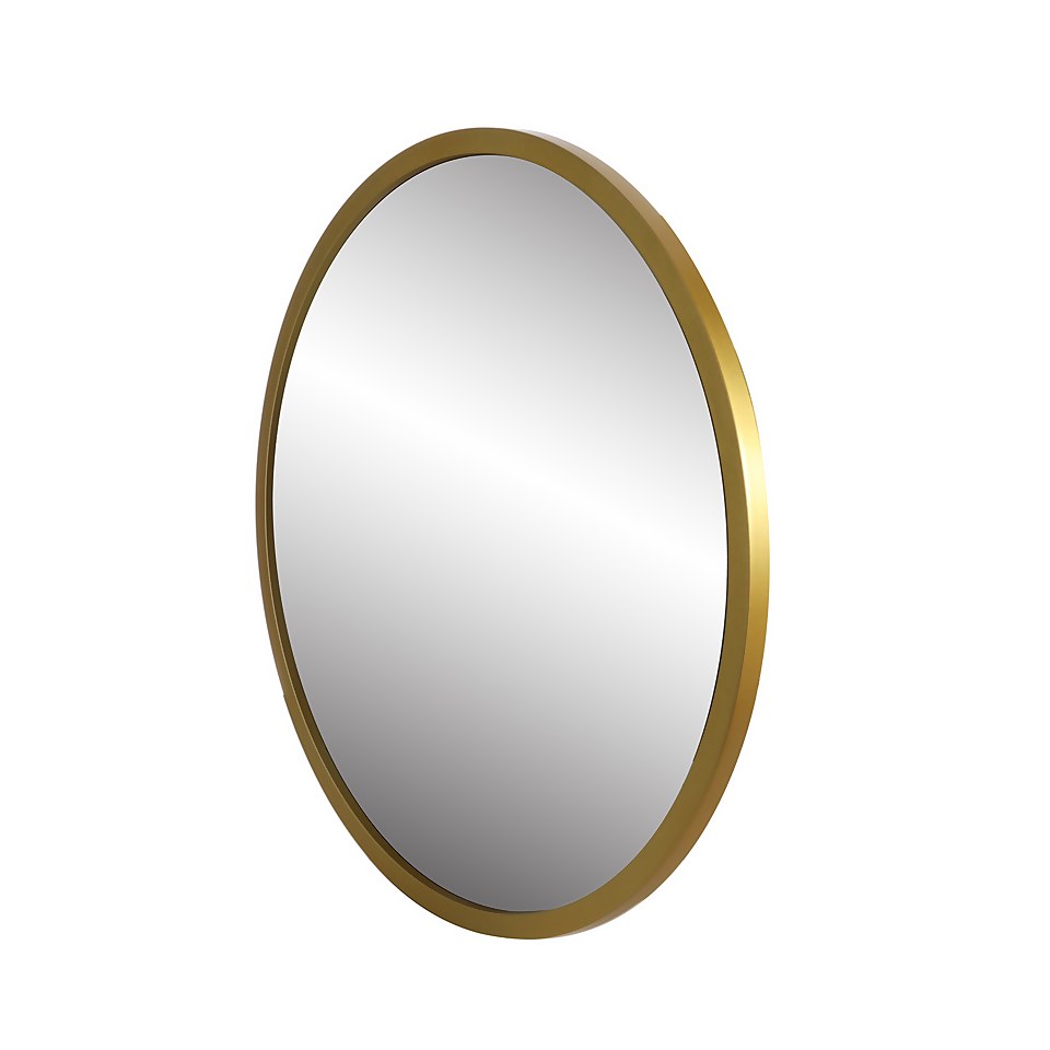 Round Mirror - Gold - 50cm