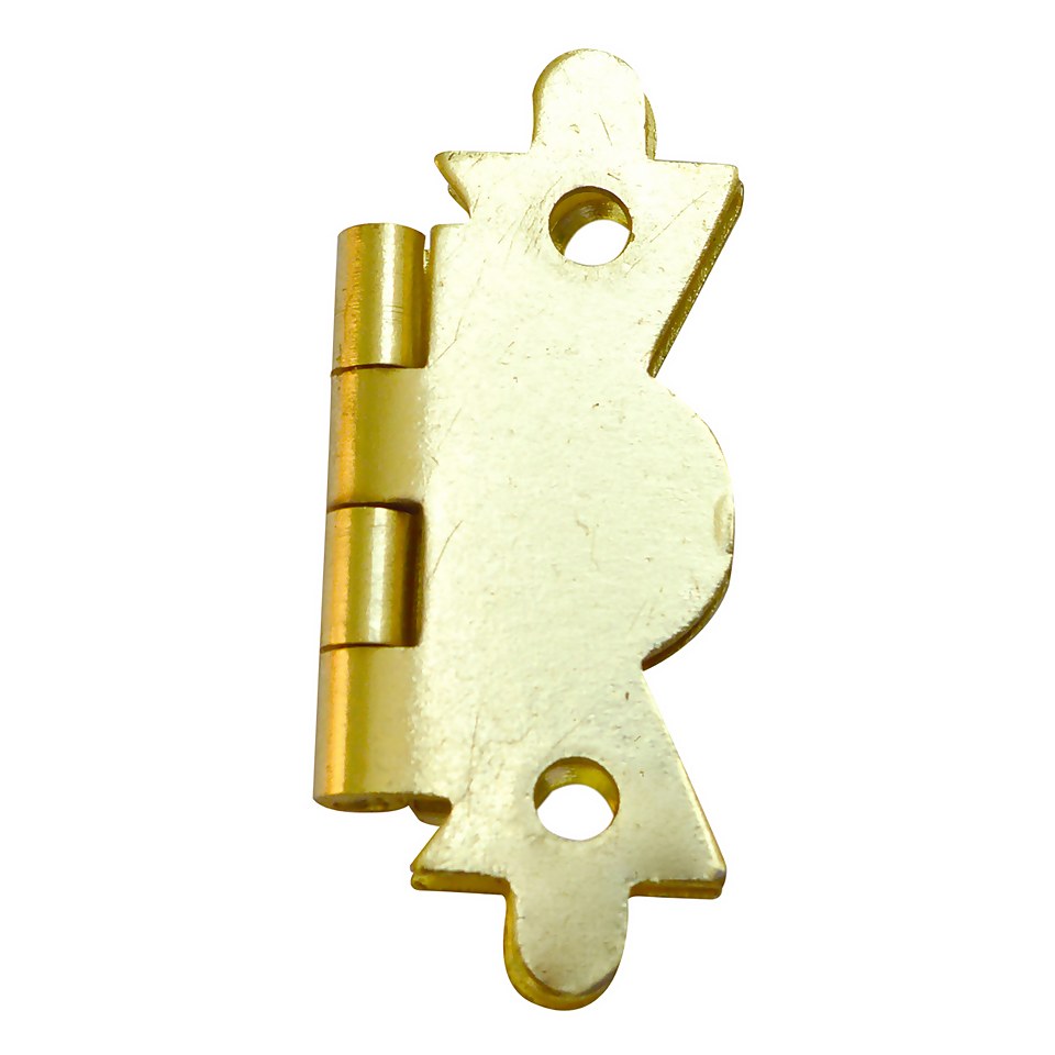 Butterfly Hinge 50mm Electro Brass - 2 Pack