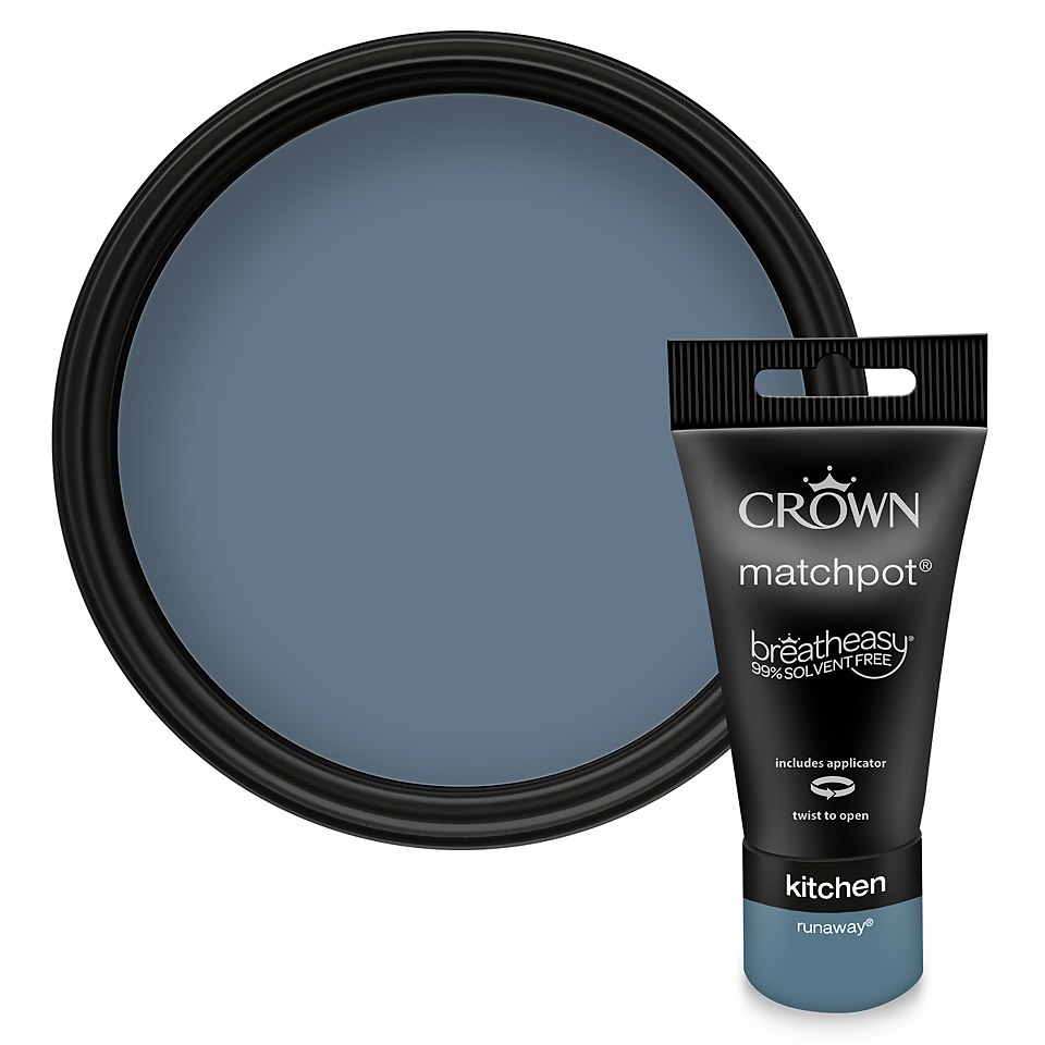 Crown Easyclean Kitchen Paint Runaway - 0.04L