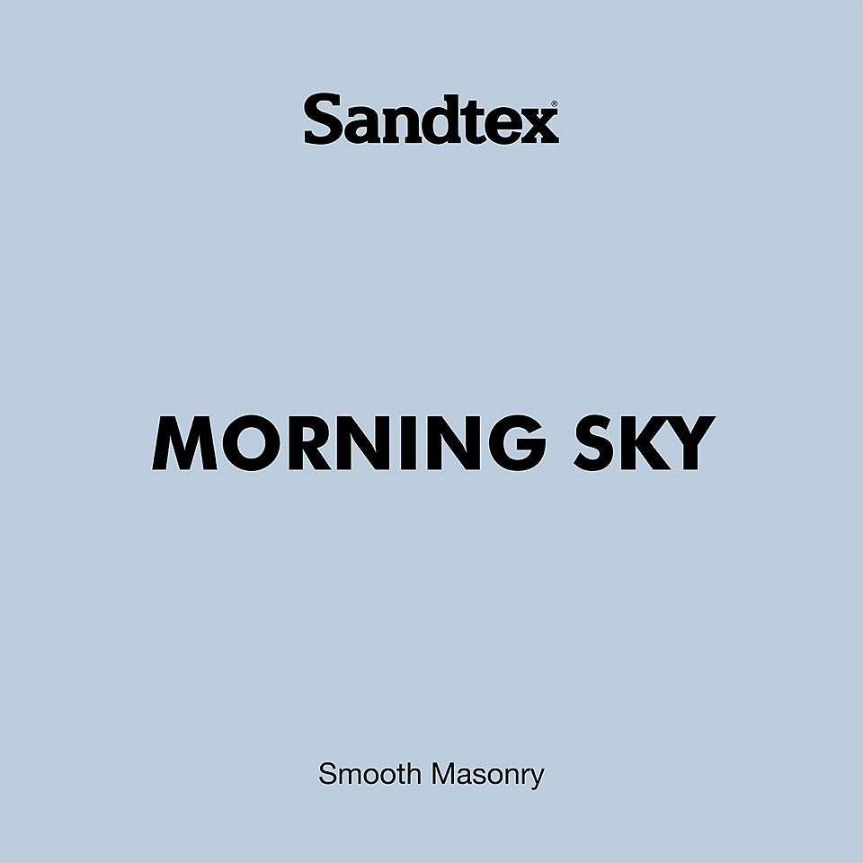 Sandtex Ultra Smooth Masonry Paint Morning Sky - Tester