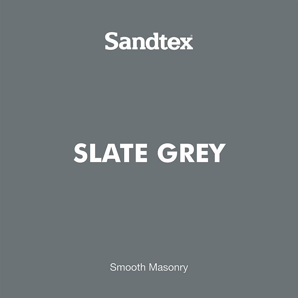Sandtex Ultra Smooth Masonry Paint Slate Grey - Tester