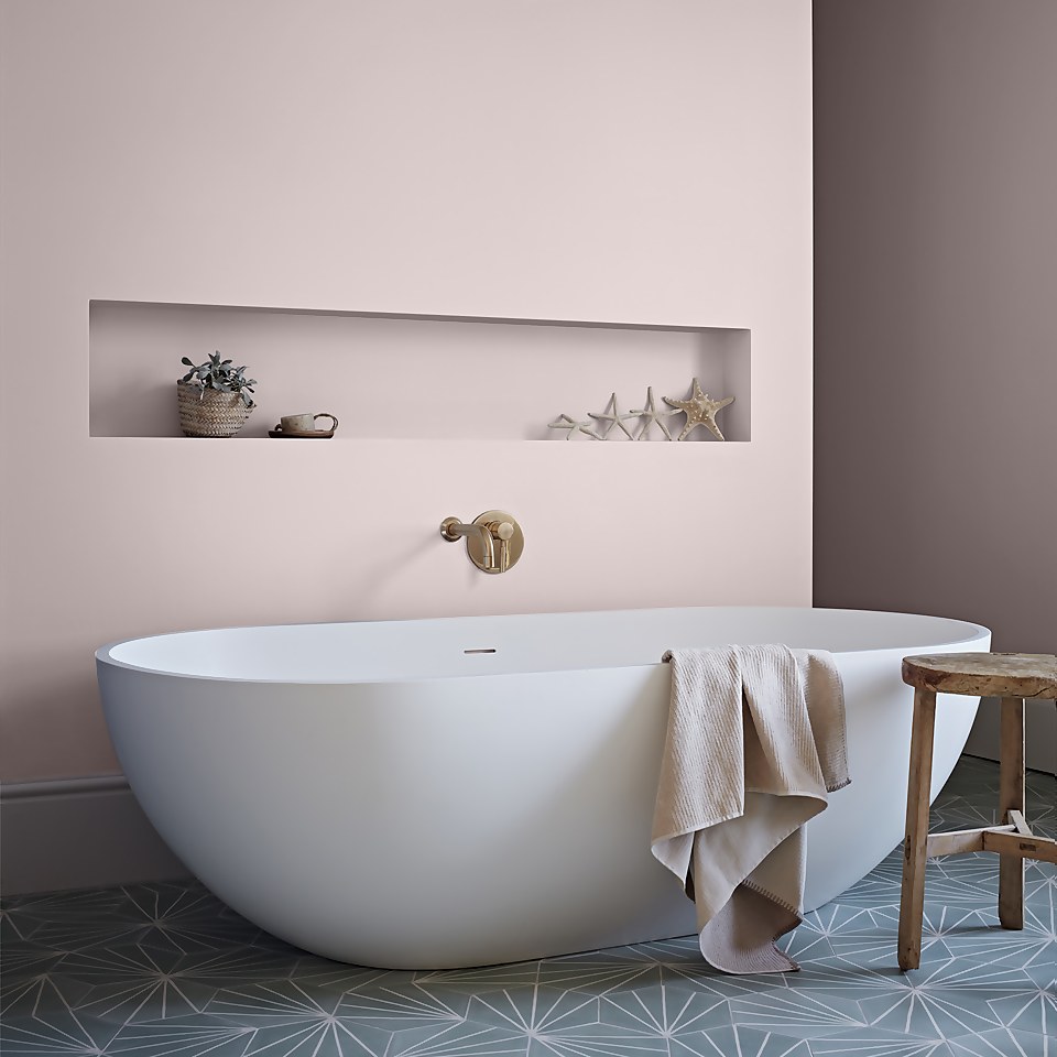 Crown Easyclean Mouldguard+ Bathroom Mid Sheen Washable Multi Surface Paint  Pashmina® - 2.5L