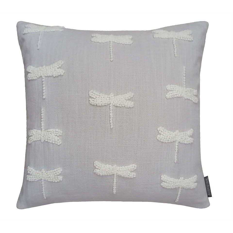 Country Living French Knot Dragonfly Cushion - 45x45cm