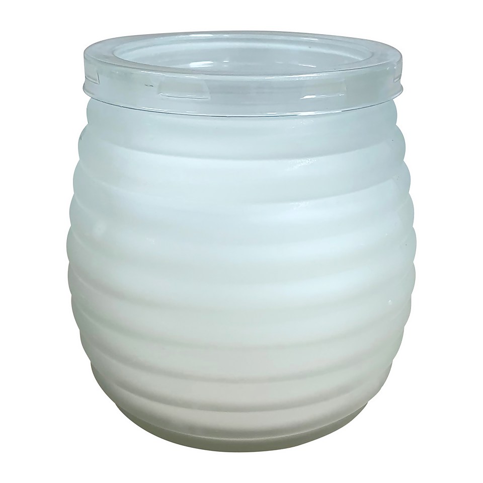 Biteshield Citronella Patio Jar Candle -  White