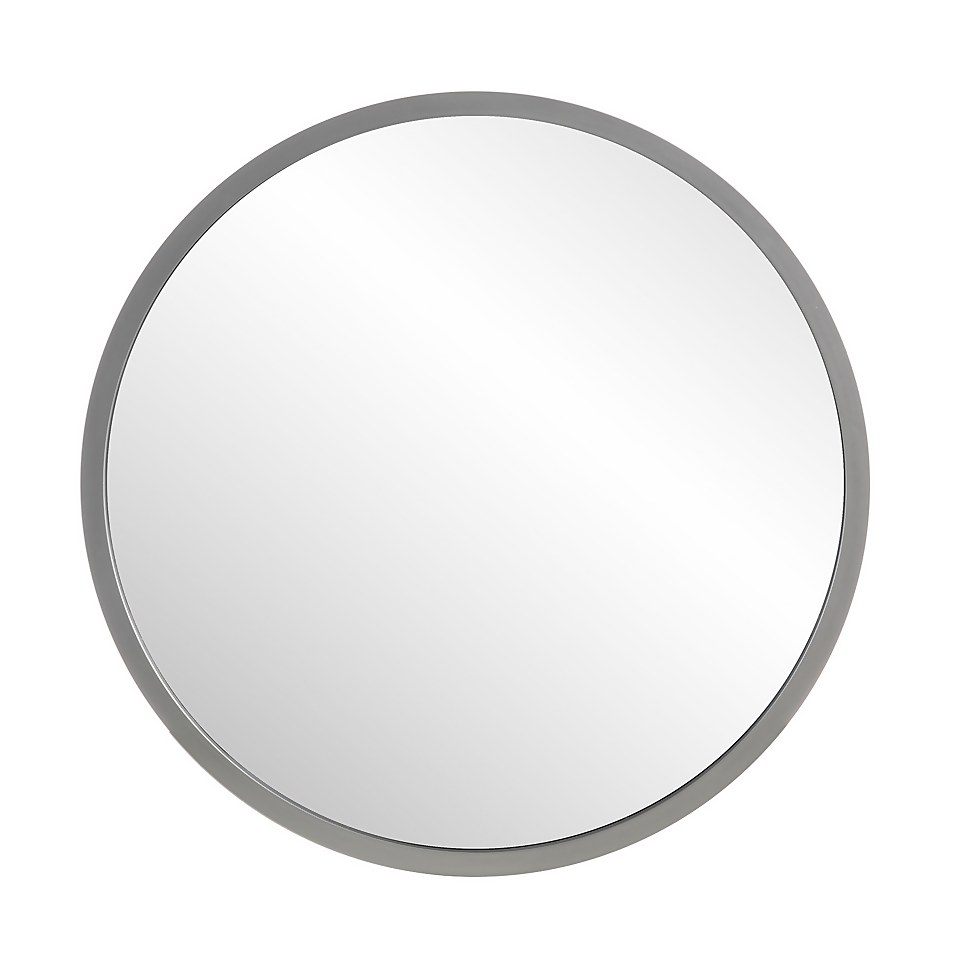 Round Mirror - Silver - 50cm