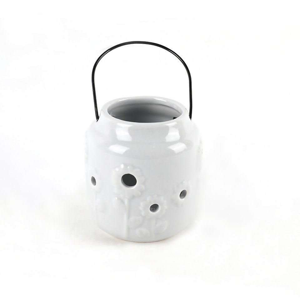 Ceramic Lantern - Grey Dolomite