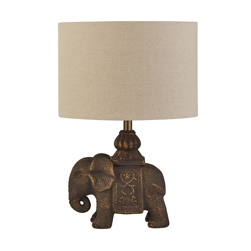 Elephant Ceramic Table Lamp
