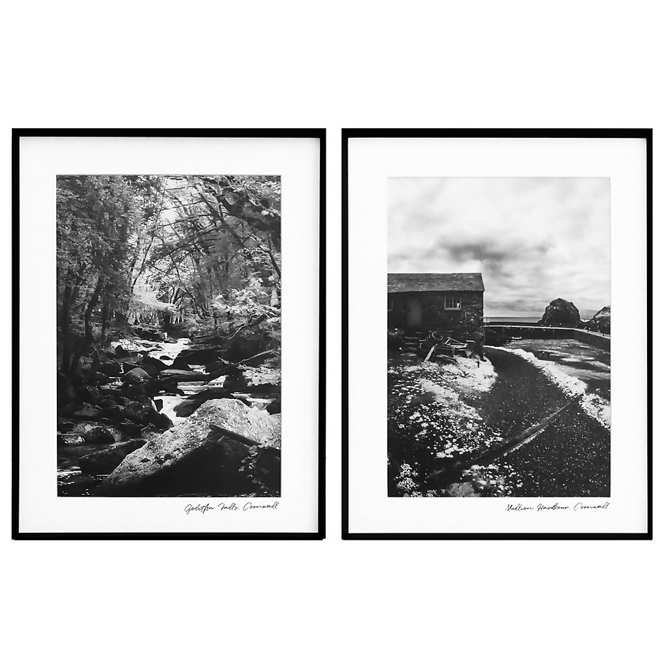 Country Living Set of 2 Country Scene Prints - 30x40cm