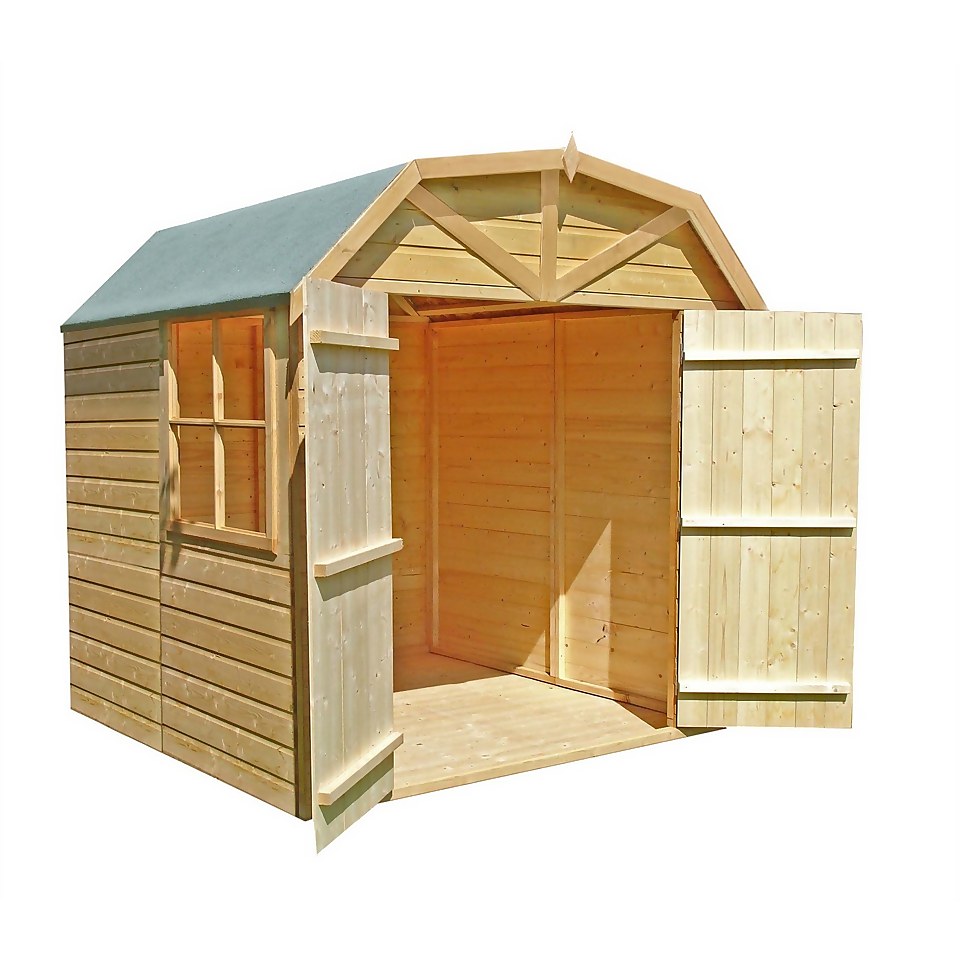 Shire Barn Style Shed (incl. installation) - 7x7ft
