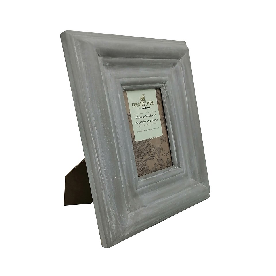 Country Living Wood Picture Frame - 6x4in