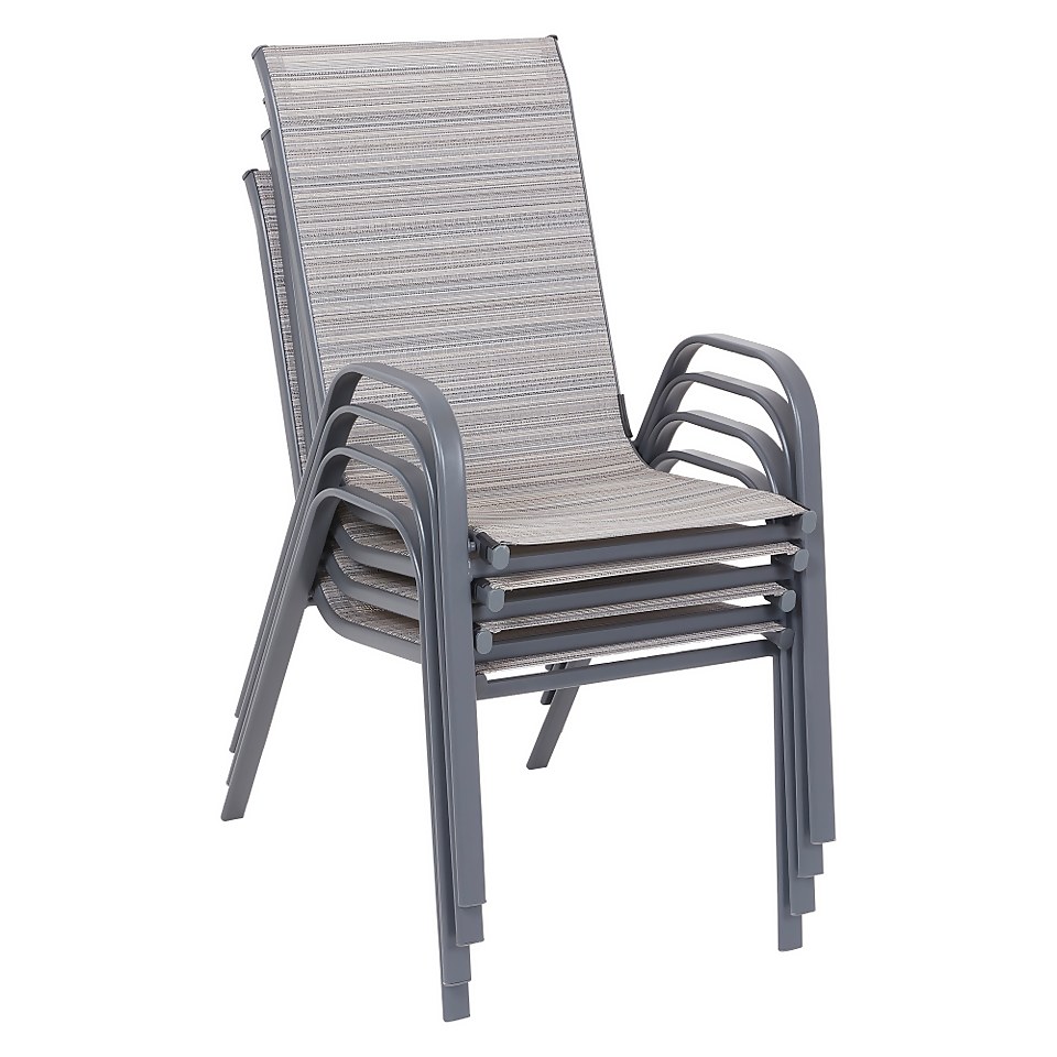 Andorra Stackable Patio Chair - Single