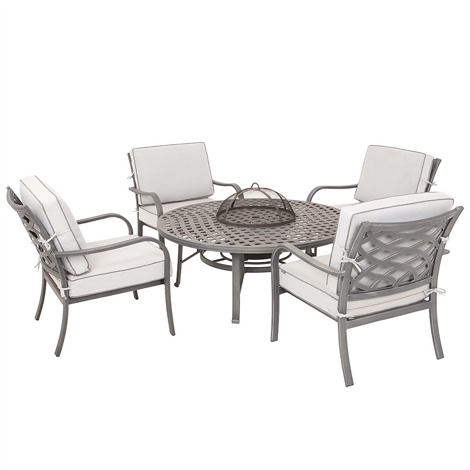 Tuscany Fire Pit Set Homebase