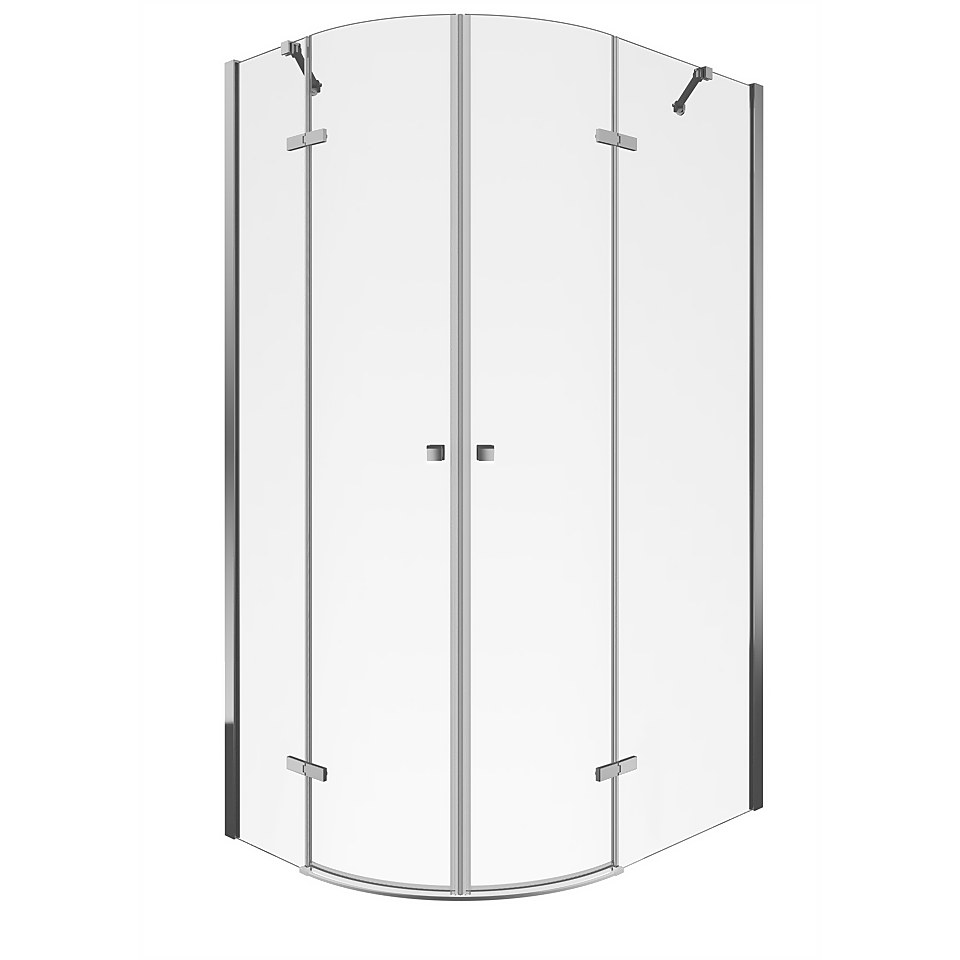 Bathstore Pearl Offset Quadrant Shower Enclosure - 1200 x 800mm (8mm Glass)