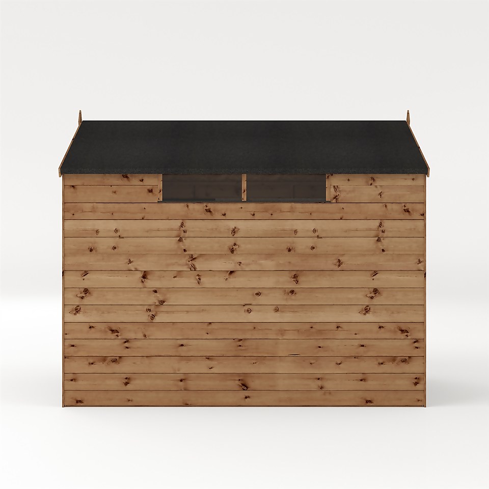 Mercia 6x8ft Security Shiplap Apex Shed (Installed)