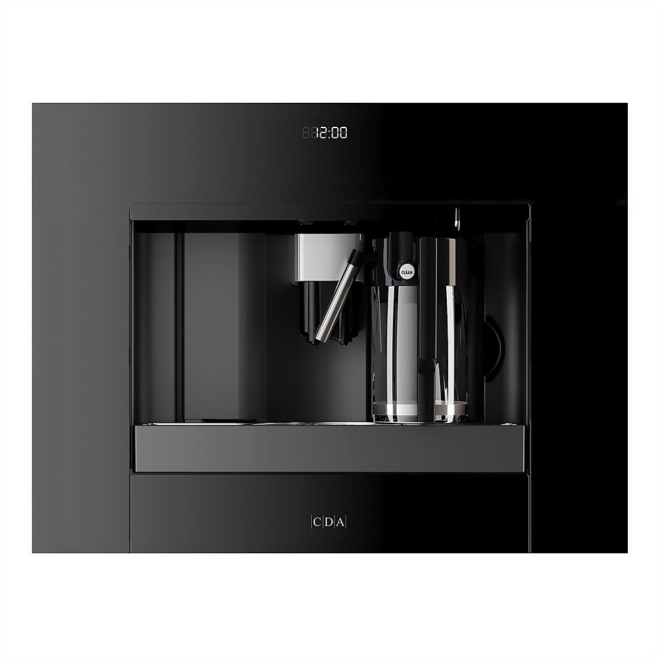 CDA VC820BL Built-In Coffee Machine Fully Automatic Touch Control - 60cm - Black