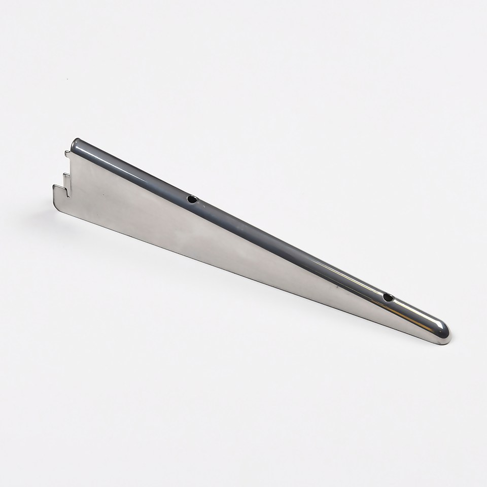 Twin Slot Shelving Kit 1981mm Krome Twinslot and 120mm Brackets