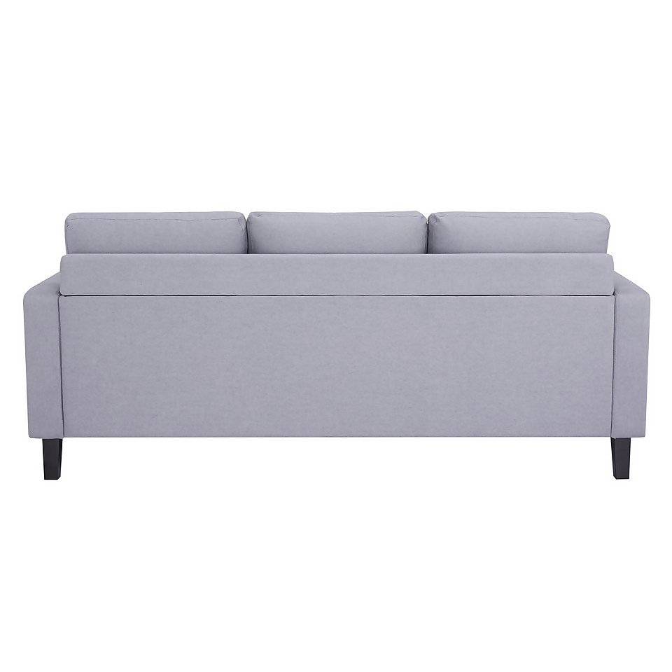Colette Corner Chaise Sofa - Grey