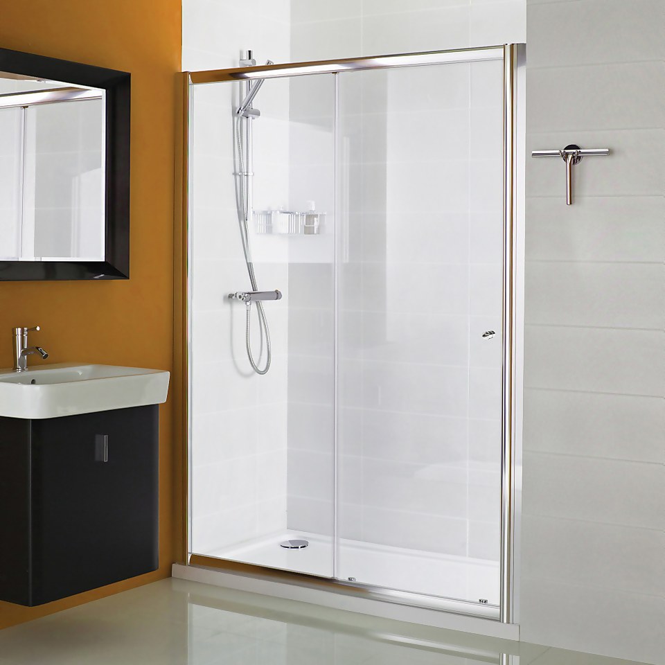 Bathstore Gleam Sliding Shower Door - 1700mm (6mm Glass)