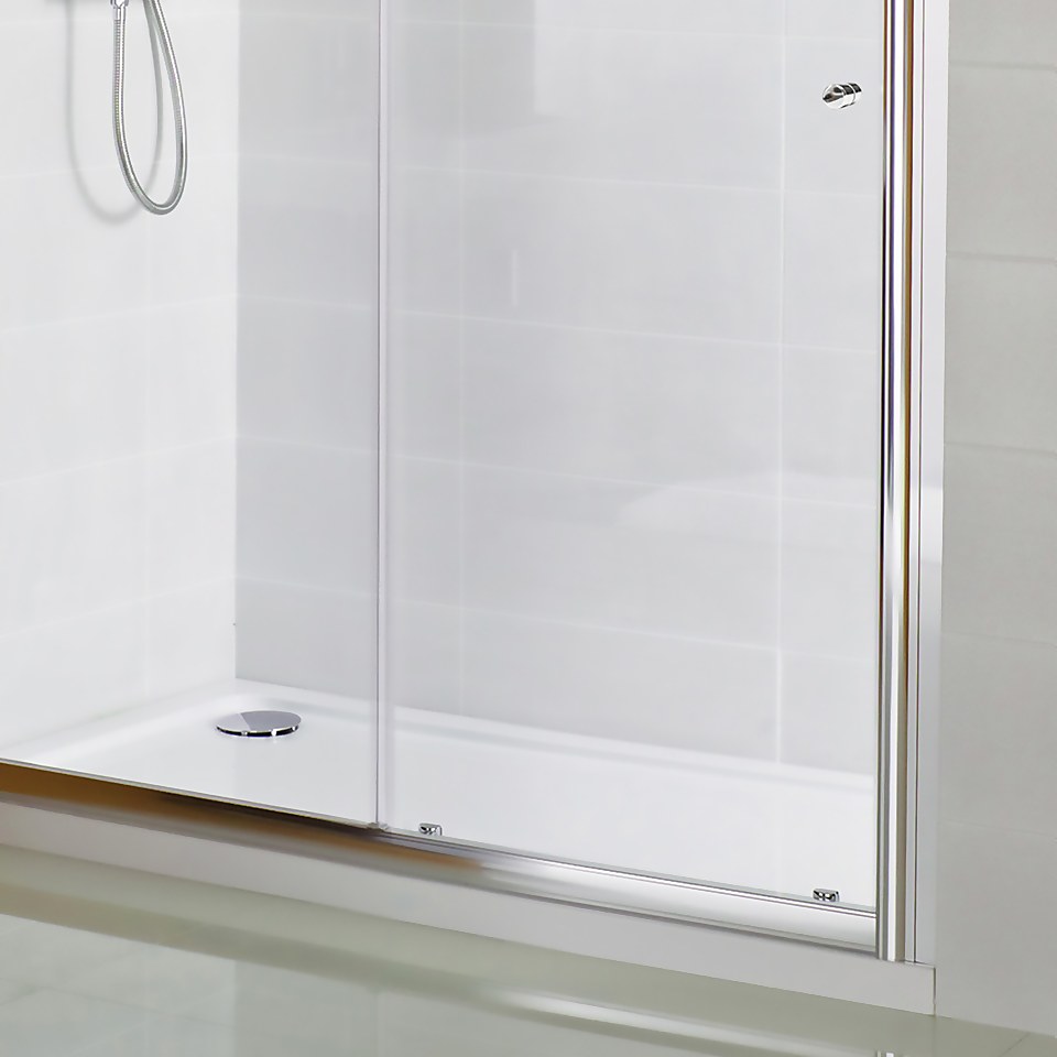 Bathstore Gleam Sliding Shower Door - 1700mm (6mm Glass)