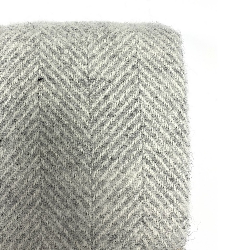 Country Living Wool Herringbone Throw - 150x183cm - Grey