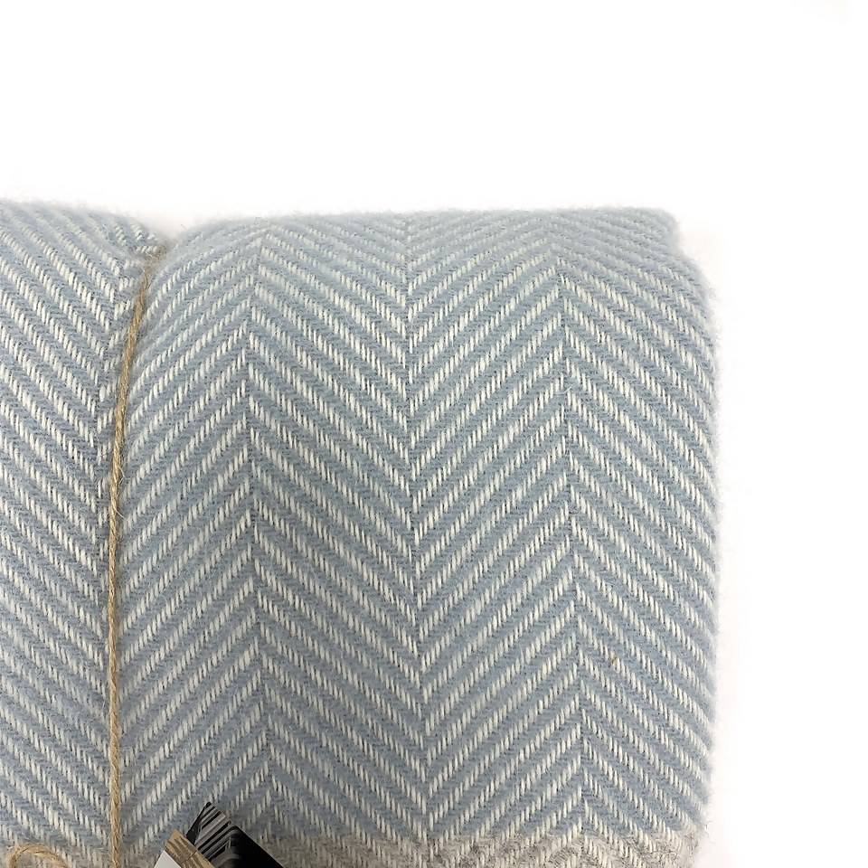 Country Living Wool Herringbone Stripe Throw - 150x183cm
